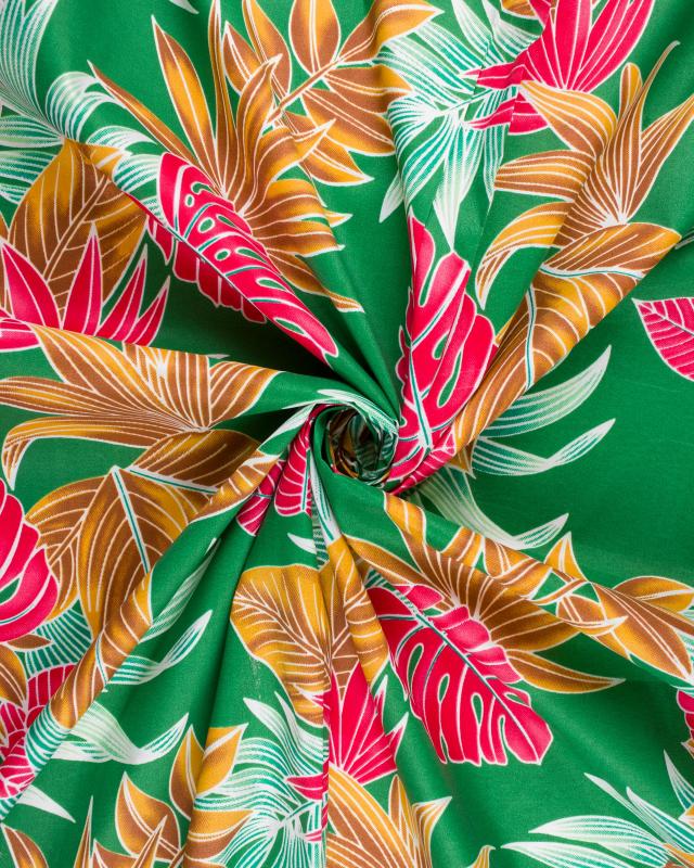 Polynesian fabric MONA MONA Green - Tissushop